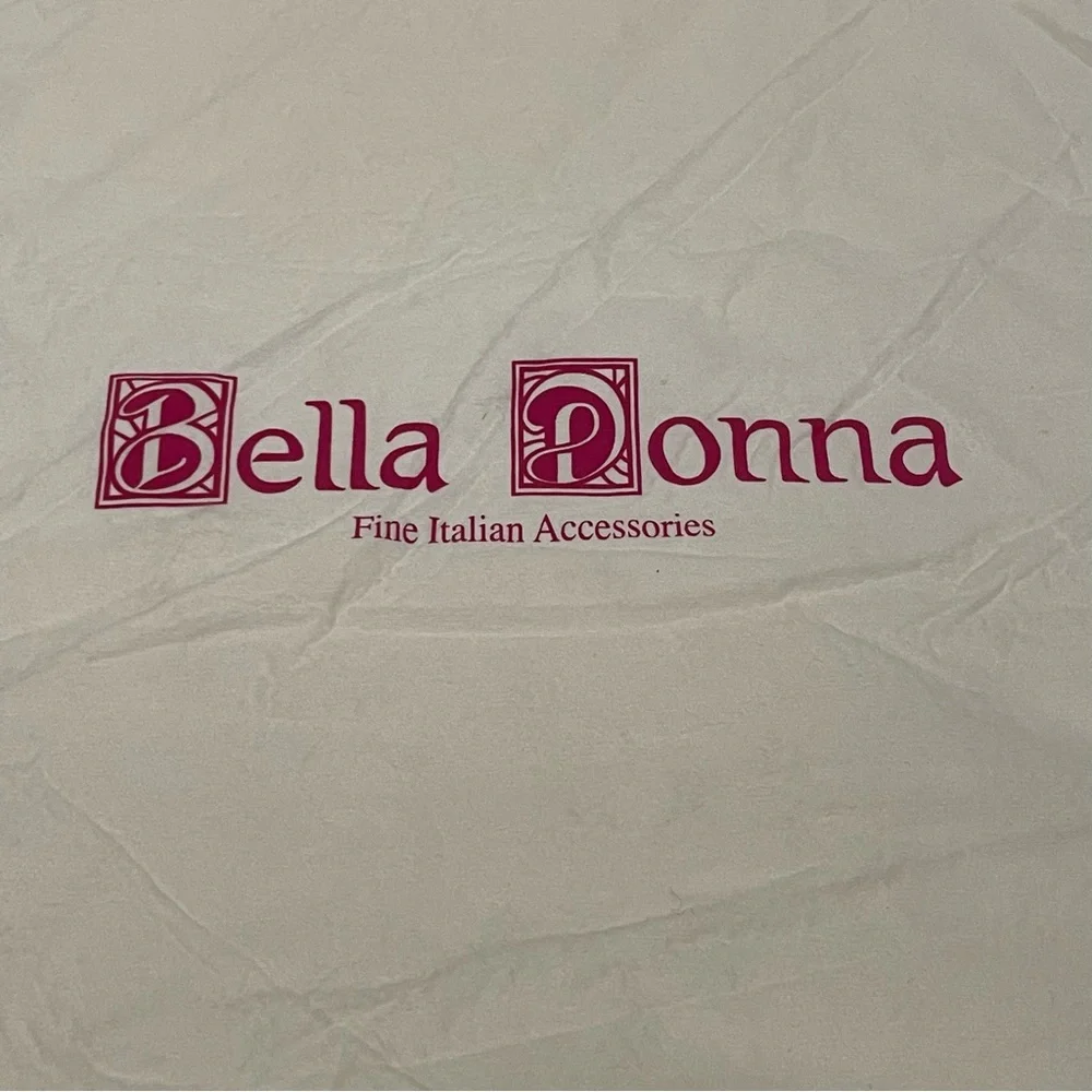 Bella Donna Italian crafted leather handbag with fringe. In Barbie pink. - Picture 12 of 12